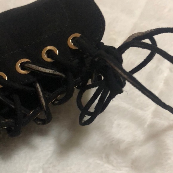 ANNE MICHELLE- sexy lace up peep toe boots - Picture 11 of 12